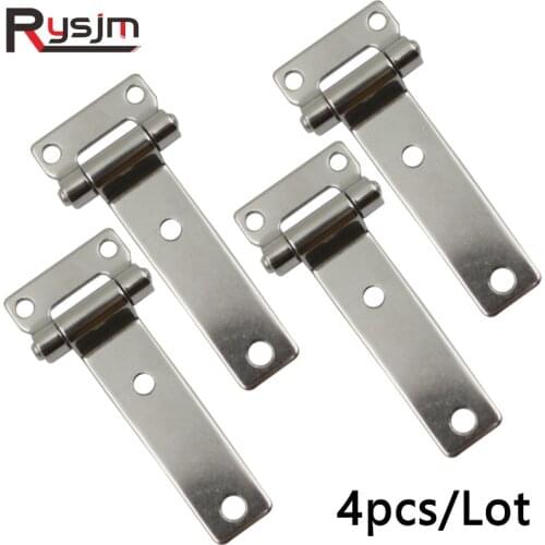 4pcs Marine Grade Stainless Steel T Type Container Hinge Forged Truck Vehicle Hinge for boat accessories marine for wooden cases