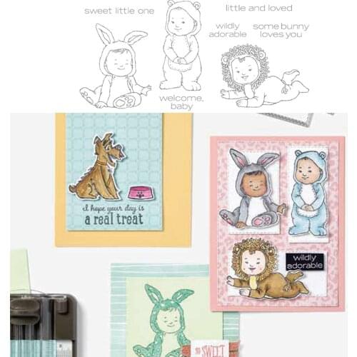 WILDLY ADORABLE New Metal Cutting Dies Stamps Scrapbook Diary Decoration Embossing Cut Dies Template DIY Greeting Card Handmade