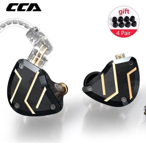 CCA C10 PRO 1DD+4BA Hybrid Drivers In Ear Earphone HIFI Monitoring Earphone Headset with 2Pin Connecter CCA C12 C16 CA16 ZSX ZSN