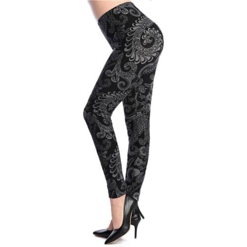 YSDNCHI Women Print Pants High Waist Leggins Push Up Pants Sexy Leggings Exercise Fitness Elastic Sporting Clothing