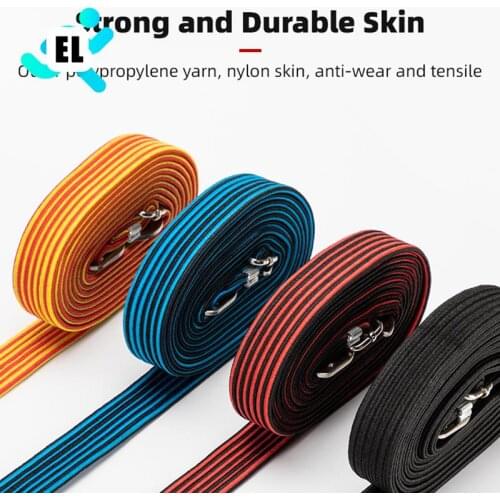 1M/3M Bicycle Trunk Binding Belt Pull Cargo Strap Cycling Elastic Rope Rubber 4Colors