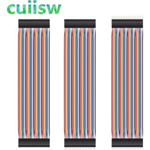 120pcs 30cm male to male + male to female and female to female DuPont cable line Jumper Connector Breadboard For Arduino kit