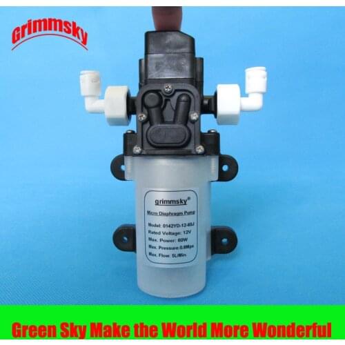5L/Min 60W water purifier water filter system shower car wash pressurized booster pump 12v