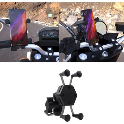 Aluminum Alloy Mobile Phone Holder Battery Electric Motorcycle Bicycle Riding Takeaway Shockproof Fixed Navigation Holder