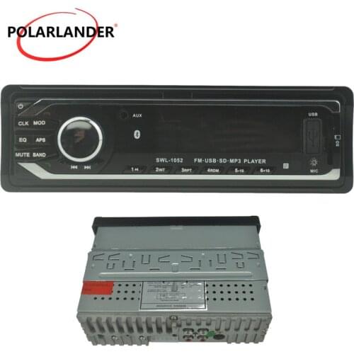 Car Electronics 1 din support Bluetooth/ USB/SD/AUX/ 4 inch mp3 player time fuction remote control EQ effect Auto radio