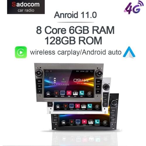 6GB+128GB 7''Android 10.0 8Core Car DVD Player GPS WIFI Radio For Opel Zafira Vectra Antara Astra H G Combo Corsa Meriva Vivaro