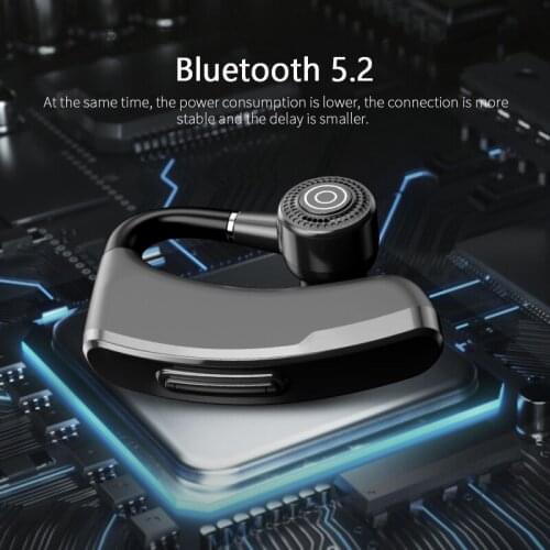 V10 Earphones Handsfree Business Bluetooth Headphone With Mic Wireless Bluetooth Sport Headset For Drive Noise Reduction