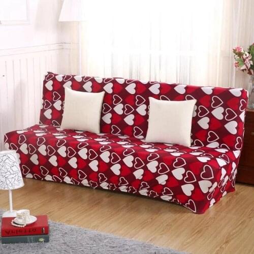 Sofa Bed Cover All-inclusive Folding Tight Wrap Sofa Towel Couch Cover Without Armrest Universal Folding Cover for Sofa Bed