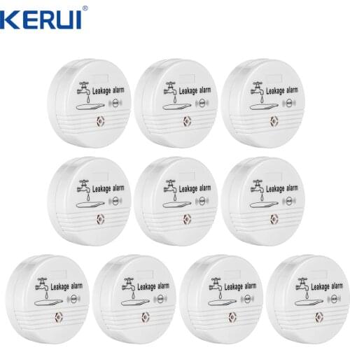 Independent Wireless Water Leakage Water leak Sensor 90 dB Volume Water Leak Alarm for Home Kitchen Toilet Floor Detector