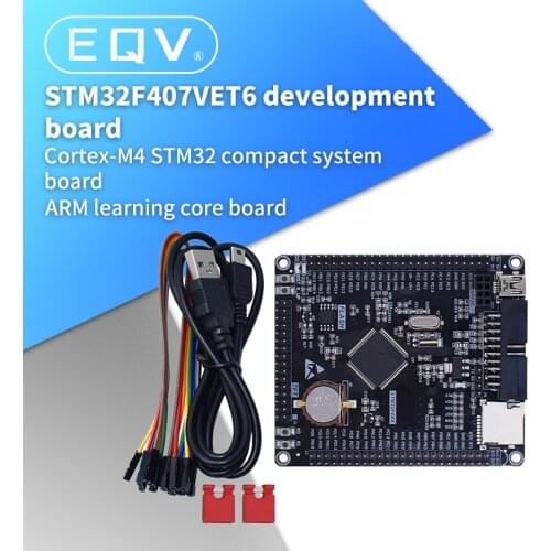 Free shipping STM32F407VET6 development board Cortex-M4 STM32 minimum system learning board ARM core board