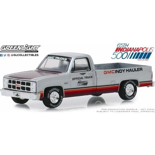 GreenLight 1:64 1981 GMC Sierra Classic 1500 65th boutique alloy car toys for children Model original box
