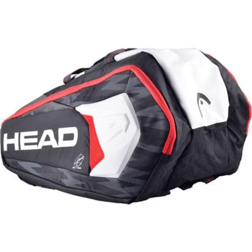 Large Backpack Head Tennis Bag Tennis Racket Bag Double Shoulder Bag 9 Tennis Rackets Large Capacity Backpack Tenis Raquete Pack