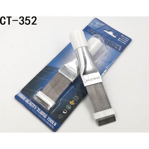 Repair tool stainless steel fin comb Inline condenser comb Air conditioner brushing comb accessories Refrigeration tool