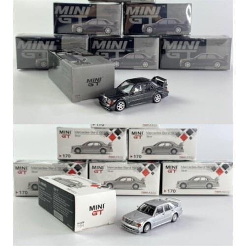 MINI GT 1:64 Mercedess Benzs 190E Collection Metal Die-cast Simulation Model Cars Toys