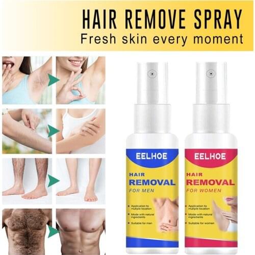 50ml Natural Hair Removal Cream Spray Body Hair Depilatory Beard Bikini Legs Armpit Permanent Painless Hair Remover Cream Spray