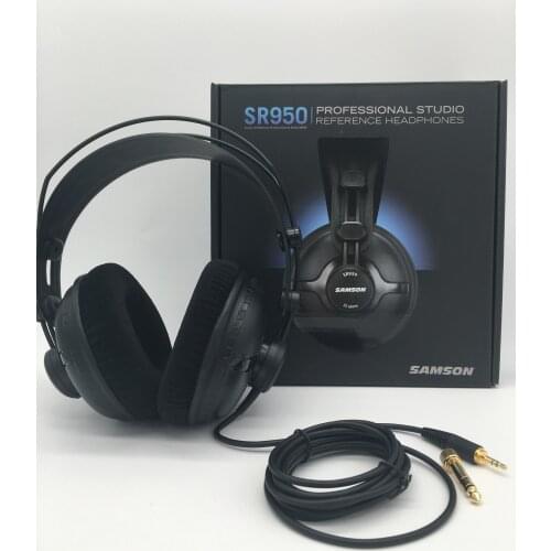 SAMSON SR950 professional studio reference headphones closed type monitor headphone for engineering mixing and play back audio