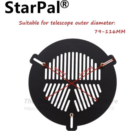 StarPal Aluminum Bahtinov Telescope Astronomy Focusing Mask Caliber Fixed Diameter 80 mm Monocular