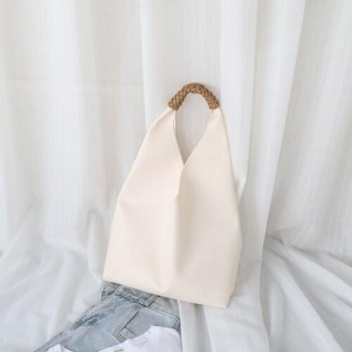 Tote bag woman large-capacity soft leather handbag small design bucket bag shoulder bag woman 2020 new style