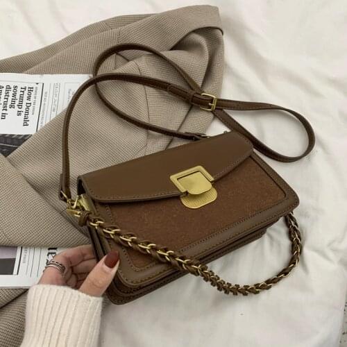 High Quality Matt Women Messenger Bags Vintage Crossbody Bags for Women Leather Handbags Designer Women Shoulder Bag Handbag