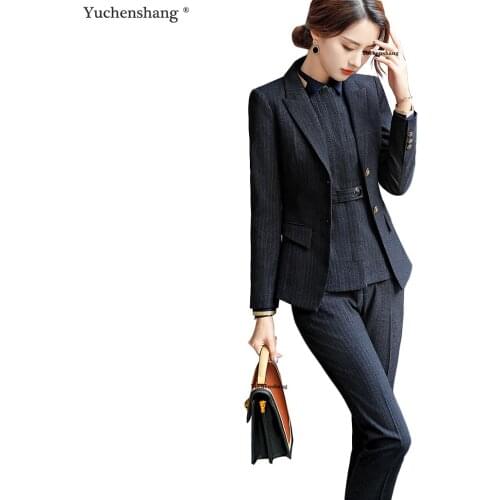 YUCHENSHANG Women's Trouser Suits