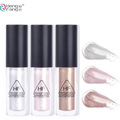 3Pcs/Lot 3 Colors Highlighter and Bronzer Shimmer Stick Eyemazing Cream Glitter 3.5g Face Makeup Brand HengFang #H6516x3