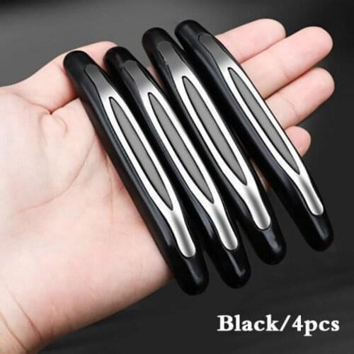 4pcs Car Sticker Door Edge Guards Trim Molding Protection Strip Scratch Protector Car Crash Barriers Door Guard Collision