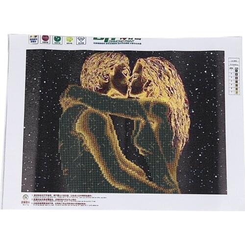 5D DIY Animal Diamonds Embroidery Cross Stitch Crafts Home Art Decoration Set, Kissing Couples