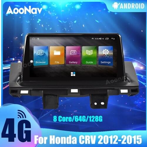 2 Din 128G Car Radio For Honda CRV 2012-2015 Android System Touch Screen Multimedia Player GPS Navigation Auto Radio Head Unit