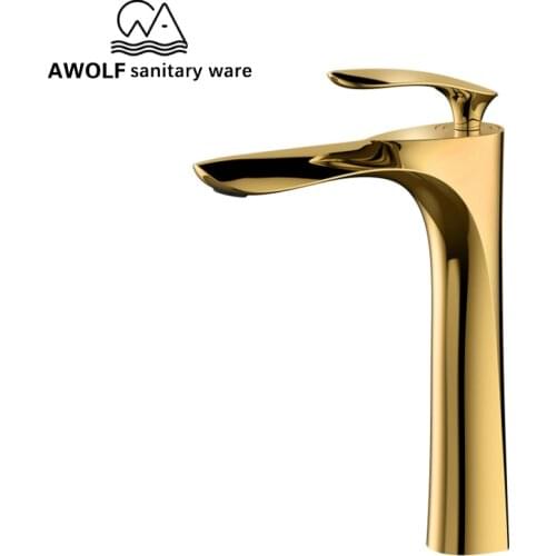 Basin Faucets Elegant Bathroom Sink Faucet Hot and Cold Water Basin Mixer Tap Toilet Sink Crane Gold Black White Chrome ML8029