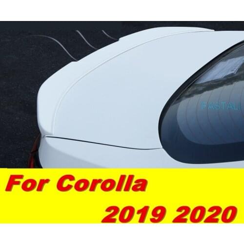 For Toyota Corolla 2019 2020 rear wing paint no punching wing decorative stickers car accessories