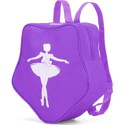Girls Mimeographed Ballet Dress Ballet Dance Bag Waterproof PVC Dance Handbags Crossbody Bags For Kids