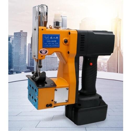GK9-990 36V lithium battery automatic refueling portable electric woven bag sewing machine, Sealing machine , Packing Machine