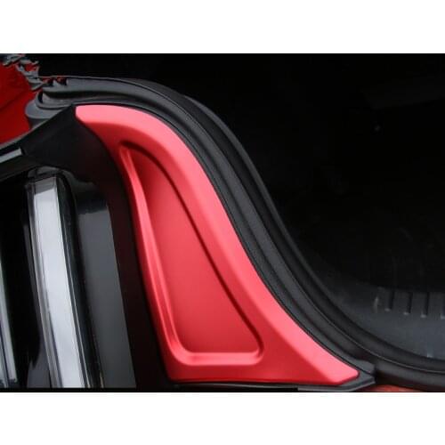 Metal Tail Trunk Triangle Decorated Cover Plate For Ford Mustang 2015 16 17 2018 ACA020