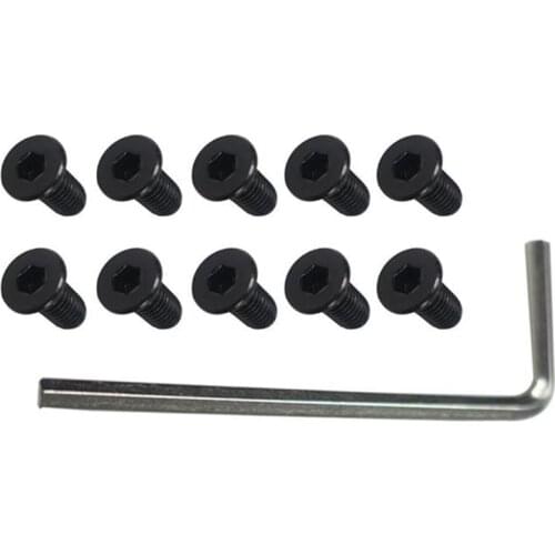 Novel-10Pcs Scooter Handlebar Front Fork Tube Screws with Hexagon Handle Replacement Parts Kits for M365 Ninebot Es2