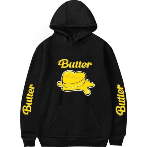 2021 New album Bangtan Boys Butter Hoodie Autumn Winter Hoodies Sweatshirts Men/Women Casual Harajuku Pullovers Fashion Clothing