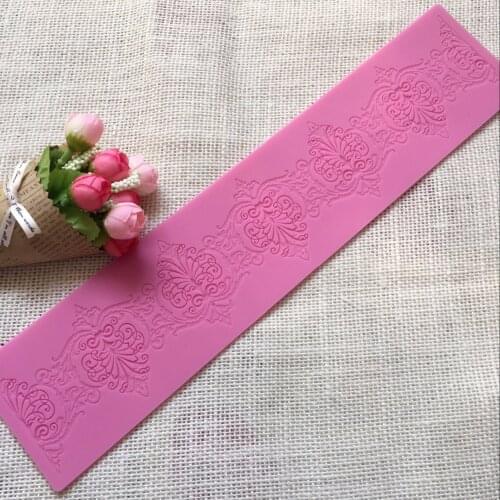 Pouring sugar lace mat Lace Cake Silicone Mould Wedding cake decoration tools