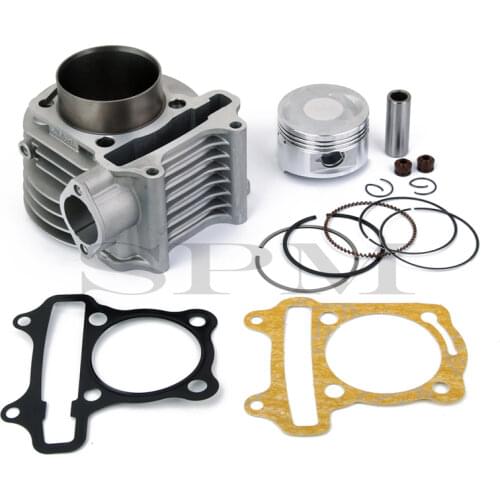 High quality GY6150 cylinder Kit 57.4mm Cylinder Piston Ring Set for 4 stroke Scooter Moped ATV QUAD GY6 150 157QMJ 1P57QMJ