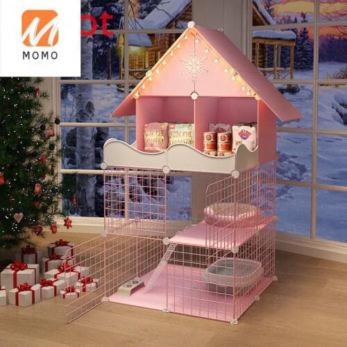 High-End Luxury Cat Cage Home Indoor Oversized Three-Layer Encrypted Villa Cat House Cat Supplies Cat House