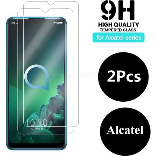 2Pcs For Alcatel 3 3x 3C 3V 3X 3L 1X 1C 1V 1s 5024A 2019 2020 Tempered Glass Phone Film Guard For Alcatel 1A 1B Screen Protector