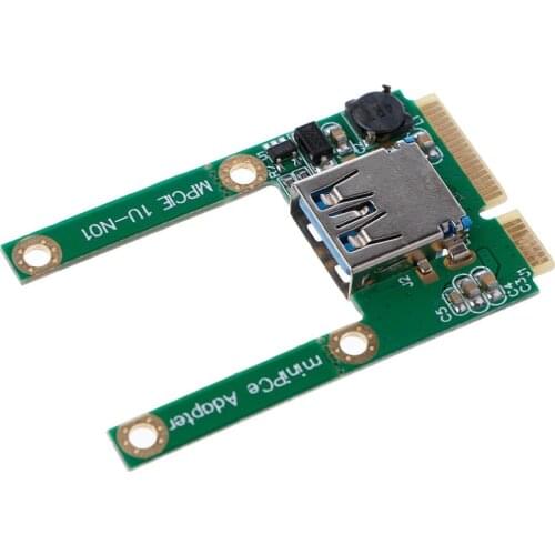 1 Set Mini PCI-E PCI-Express Card To USB 2.0 Male Converter Adapter Card USB 2.0 to Mini PCI E Adapter Converter With Screws