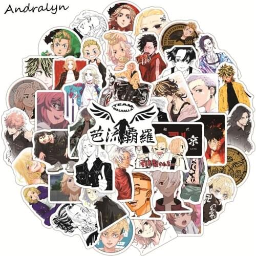 10/50Pcs Cartoon Anime Tokyo Revengers Graffiti Stickers For Car Luggage Skateboard Laptop Motorcycle Guitar Phone Bicycle Toy