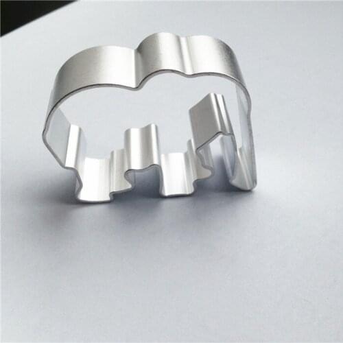 10pcs Kitchen Elephant Shaped DIY Cookies Mold Cutter Animal Metal Cake Biscuit Pastry Mold Fondant Cake Decorating Tools