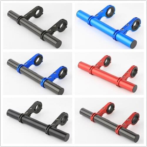 20CM Bicycle Handlebar Extension Bracket Alloy MTB Bike Extension Bracket Light Stand Headlight Mount GPS Holder Accessories