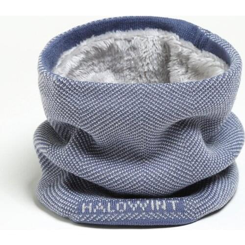 2021Designer Winter Scarf Women Children Ring Neck Face Scarves Knitted Lady Warm Outdoor Sprot Riding Bib Cotton Brushed Snood