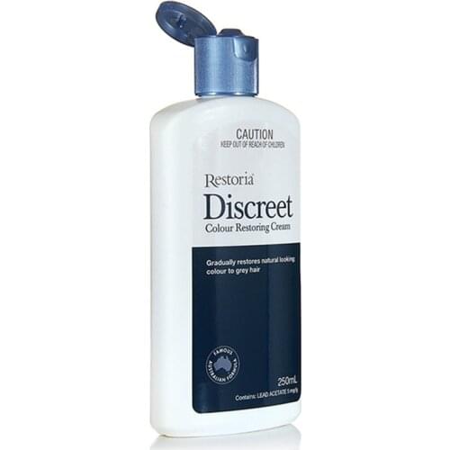 Australia Restoria Discreet Colour Restoring Cream/Lotion Hair Care 150ml Reduce Grey Hair - Suitable For Men &Women