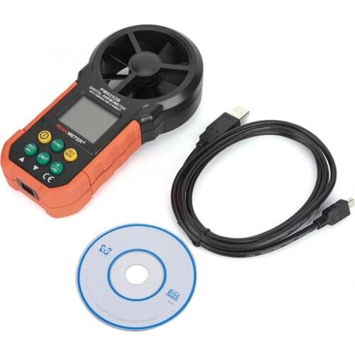 PEAKMETER PM6252B Wind Speed Gauge High Accuracy Handheld Digital Anemometer Wind Speed Meter Gauge