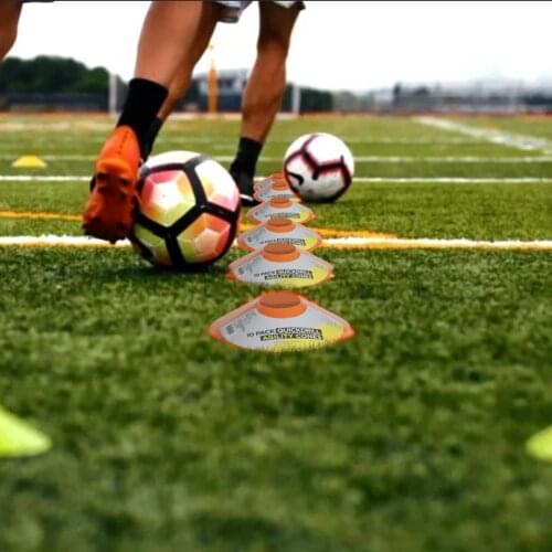 10pcs Football Training Logo Disc Thickened Field Markers Sports Disc Cone Marking Disc For Football Sports Accessories