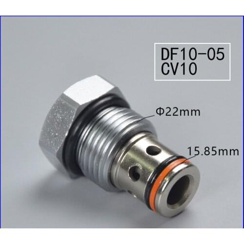 DF10-05 Hydraulic Cartridge Check Valve CV10 Pressure Maintaining Valve