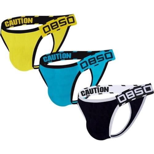 3 Pcs/Lot Men Briefs Set Man Underwear Cotton Sexy Jockstrap Breathable Mens Panties Soft U Pouch Free Shipping Underpants