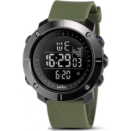 SMAEL Electronics Wristwatches Men Sports Watches Men LED Digital Watches S-shock Big Dial Military Watches Men montre femme